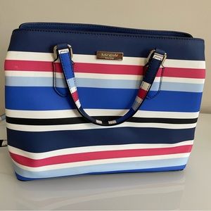 Kate spade blue stripes purse